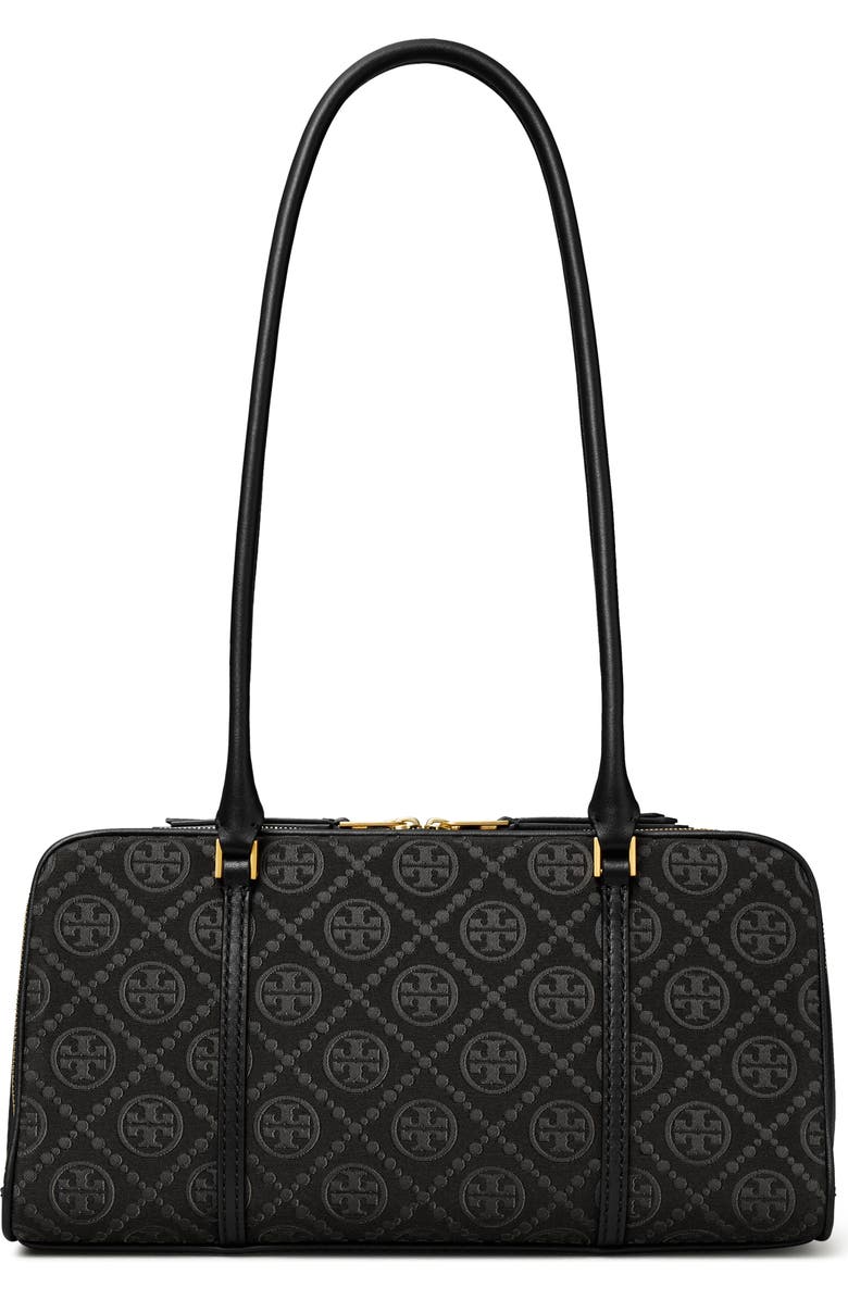 Tory Burch T Monogram Small Marshmallow Leather Satchel, Main, color,