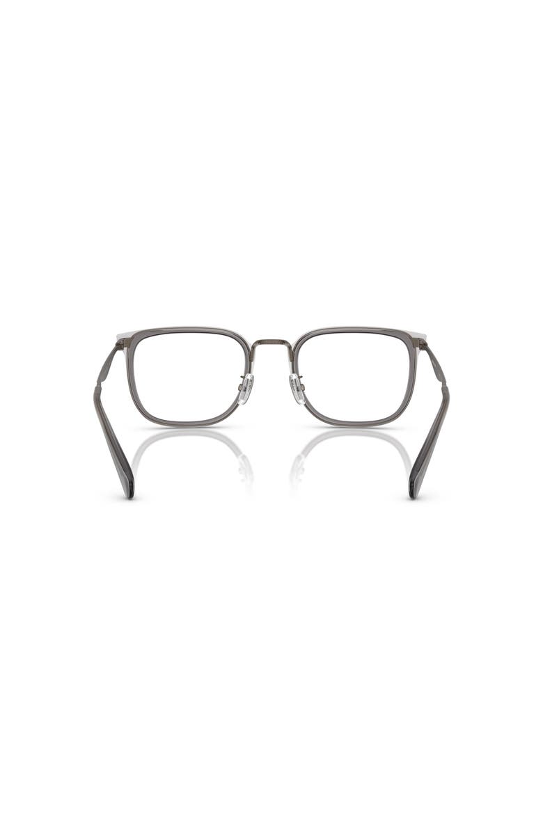 COACH 53mm Square optical glasses, Alternate, color, Grey