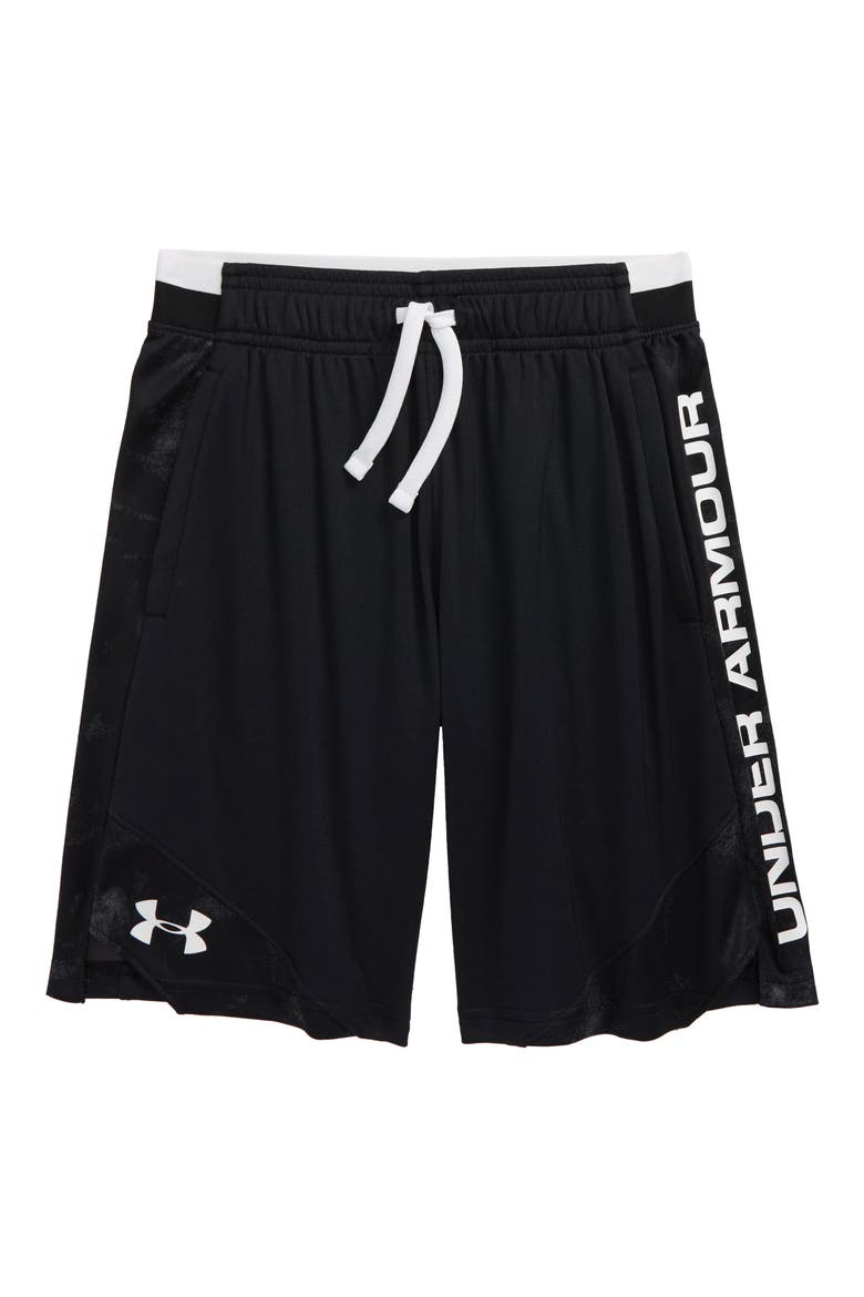 Stunt 2.0 Athletic Shorts, Main, color, BLACK