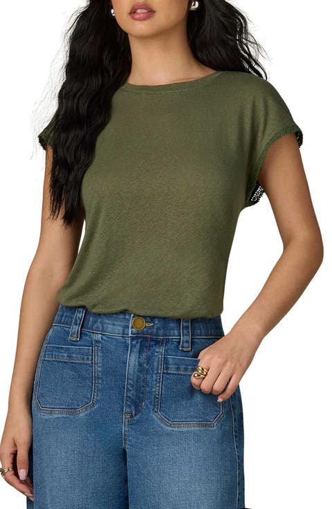 Crochet Cap Sleeve Tee