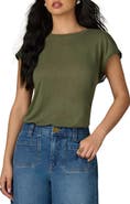 Wit & Wisdom Crochet Cap Sleeve Tee
