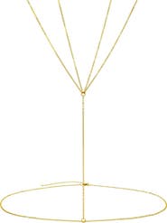 Adornia 14K Gold Plated Winged Body Chain
