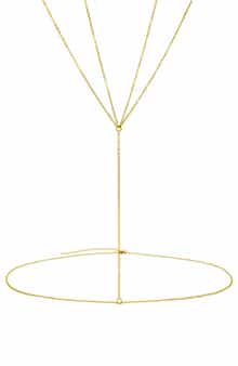 Adornia 14K Gold Plated Winged Body Chain