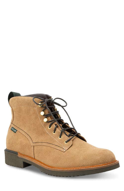 Eastland Allagash Standard Derby Boot in Peanut Suede 