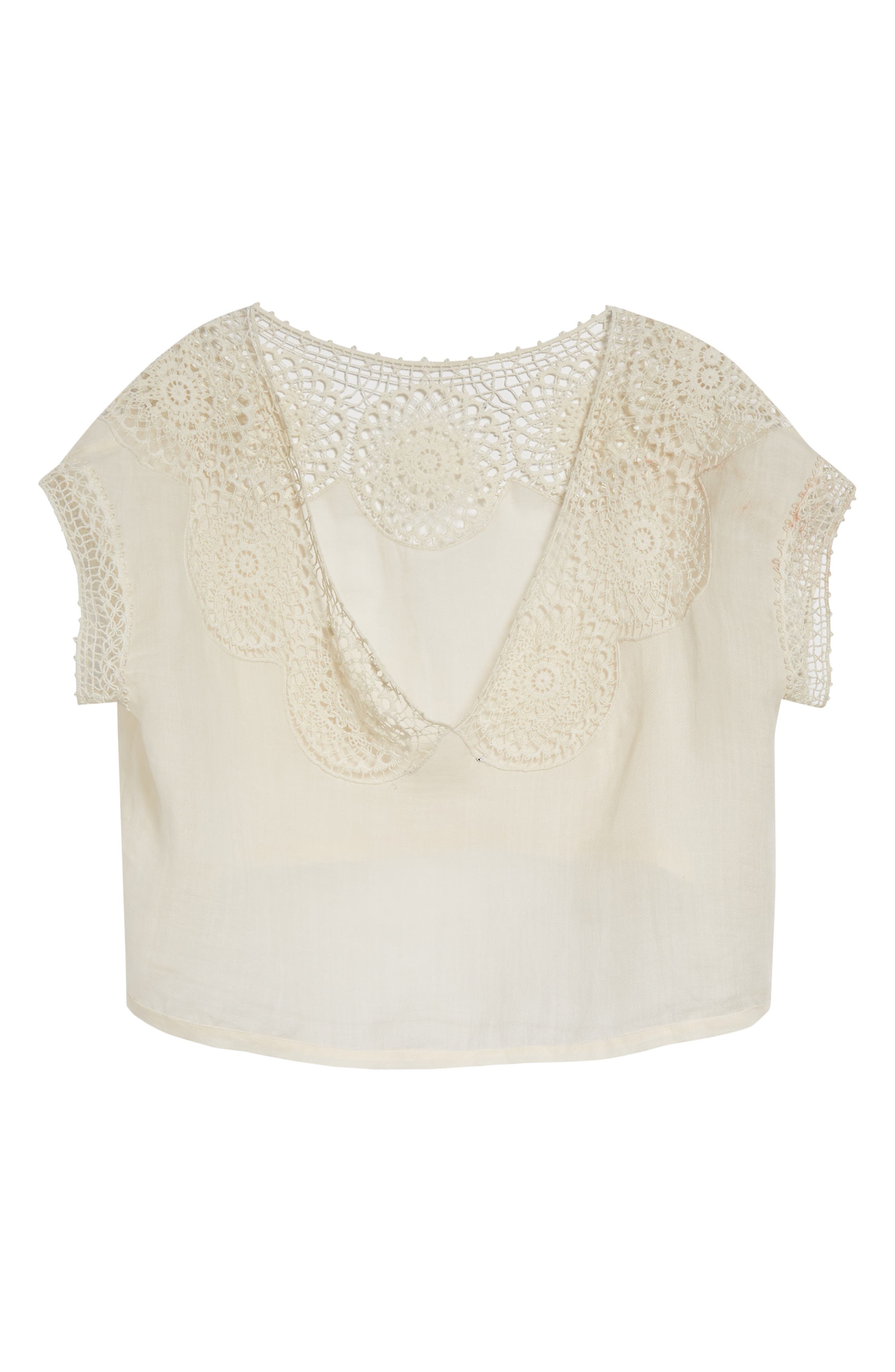 Женские Nili Lotan Caila Crochet Crop Top — фото 6