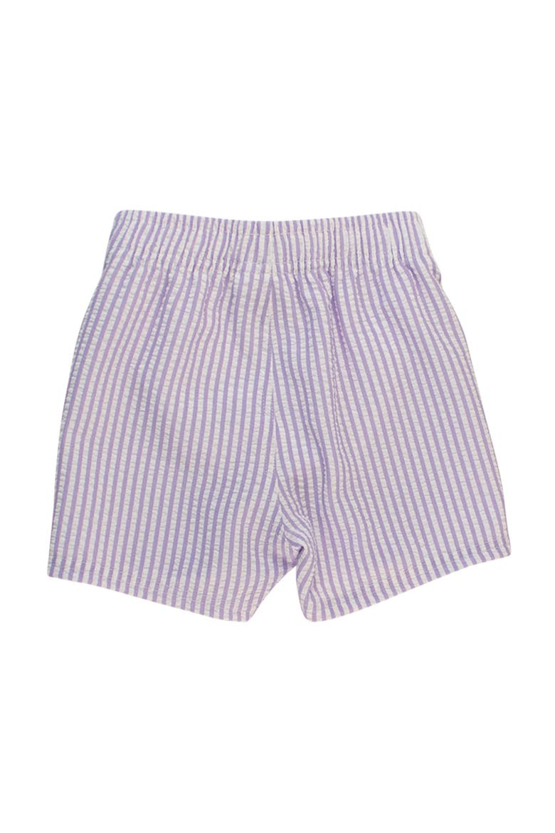 Baby Boys UPF50+ Swim Trunks, Alternate, color, Lavender Seersucker