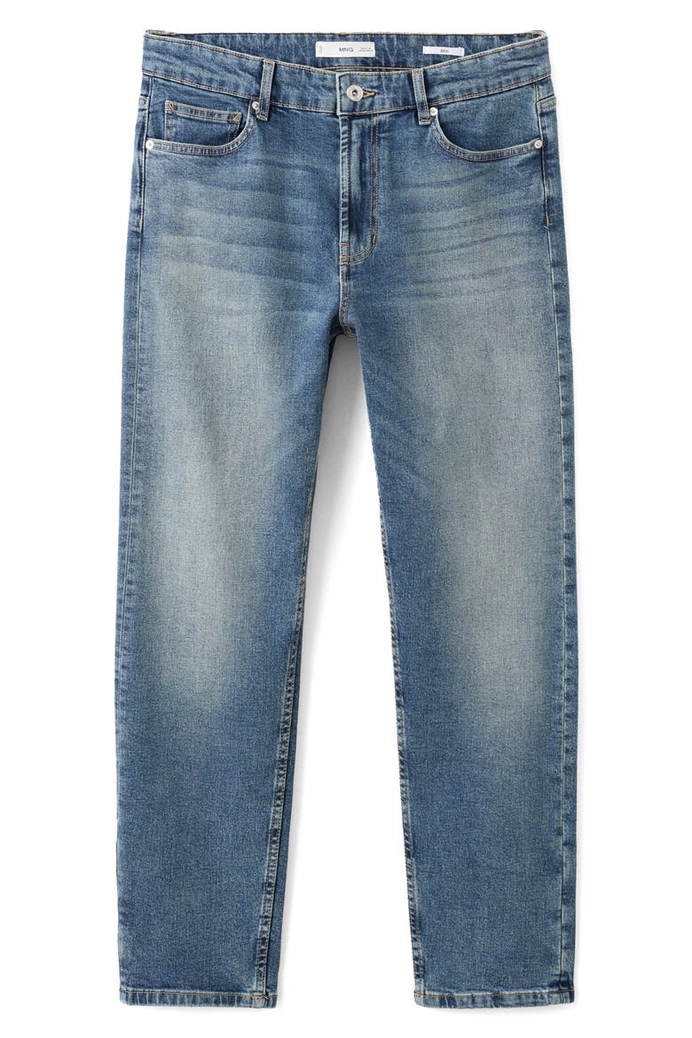 Benin Tapered Fit Jeans, Alternate, color, MEDIUM VINTAGE BLUE