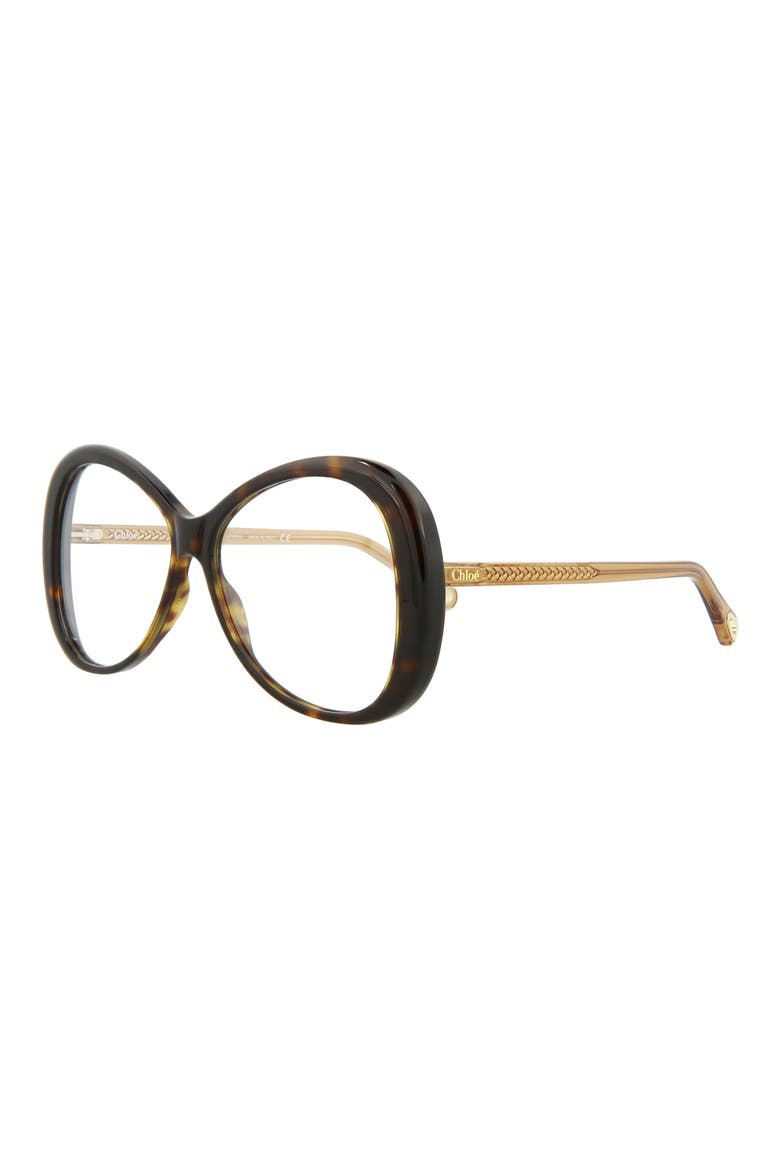 56mm Core Oversize Optical Frames, Alternate, color, HAVANA BROWN TRANSPARENT