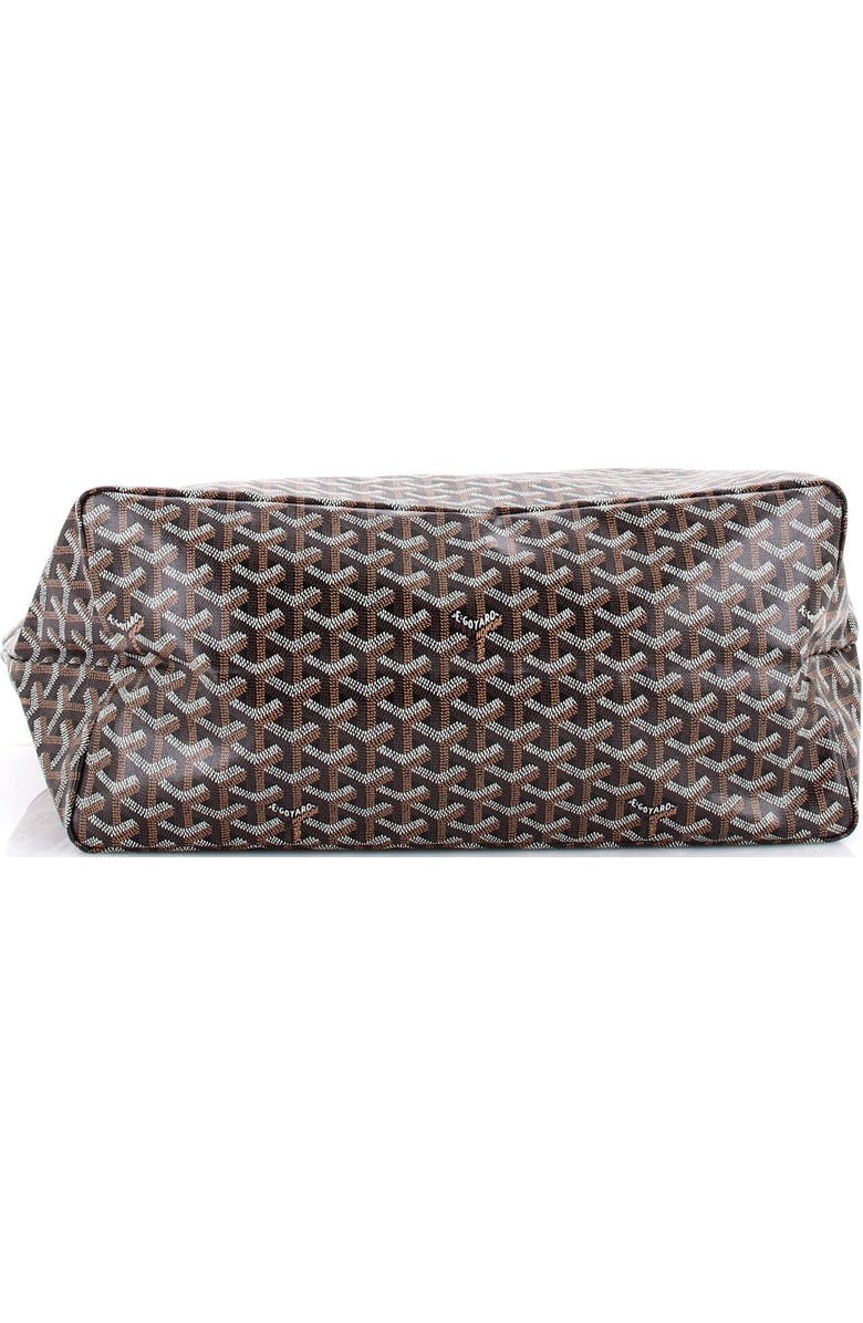 Pre-Owned Goyard Saint Louis Tote Coated Canvas GM, Alternate, color, Black