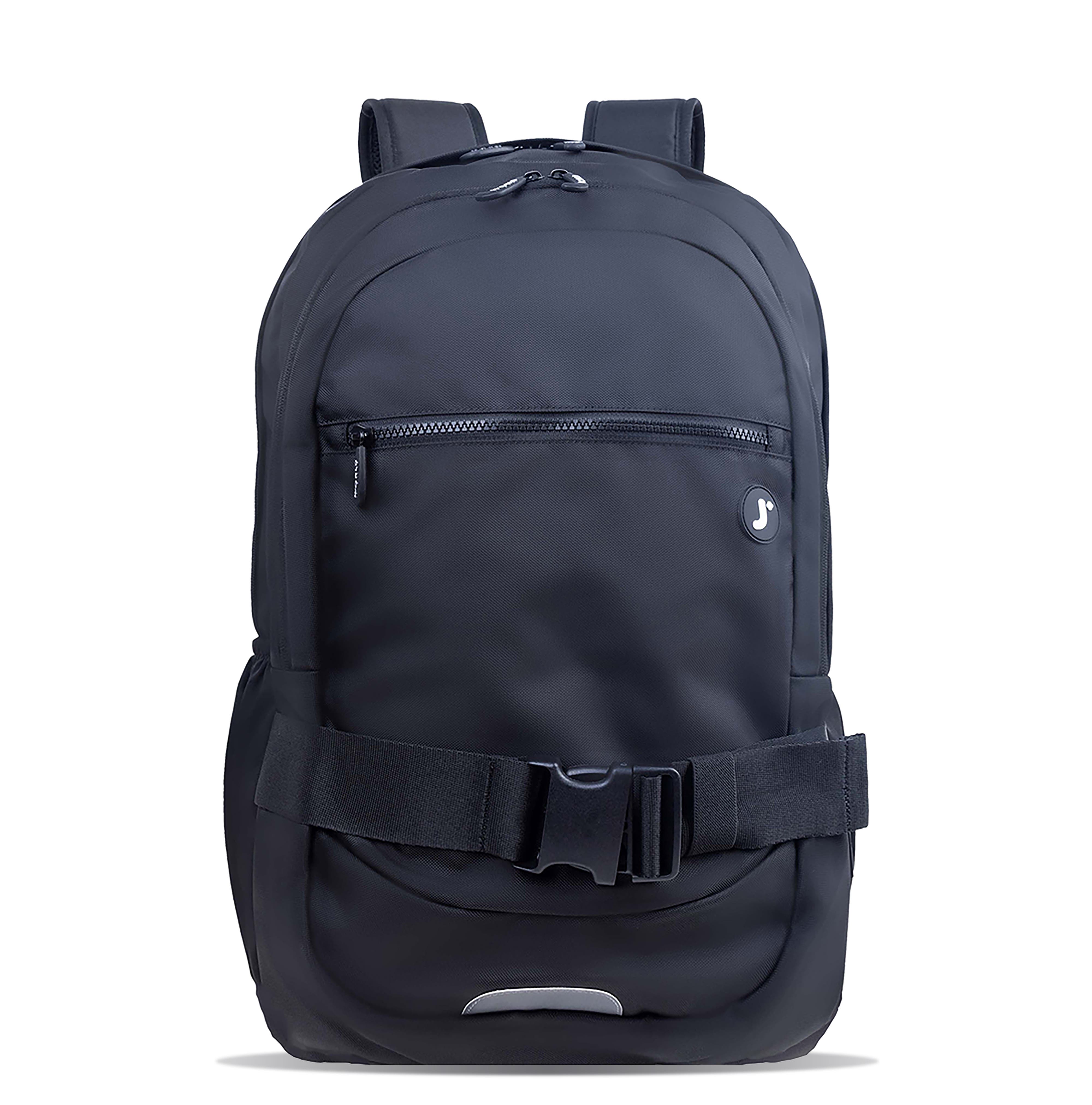 J World Allan Multi-Functional Laptop Backpack, Main, color, Black