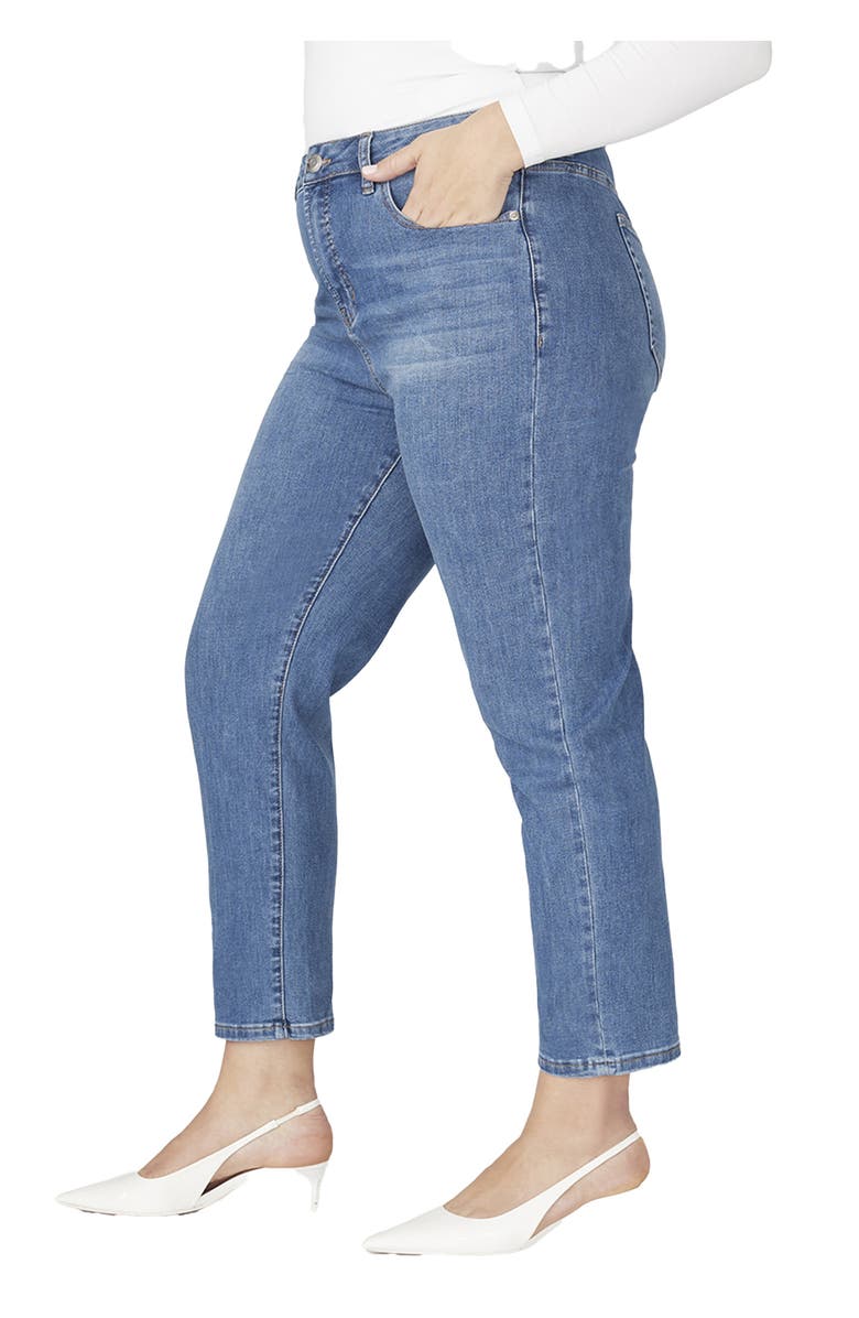 ELOQUII The Leigh Super Stretch Slim Leg Jean, Alternate, color, 