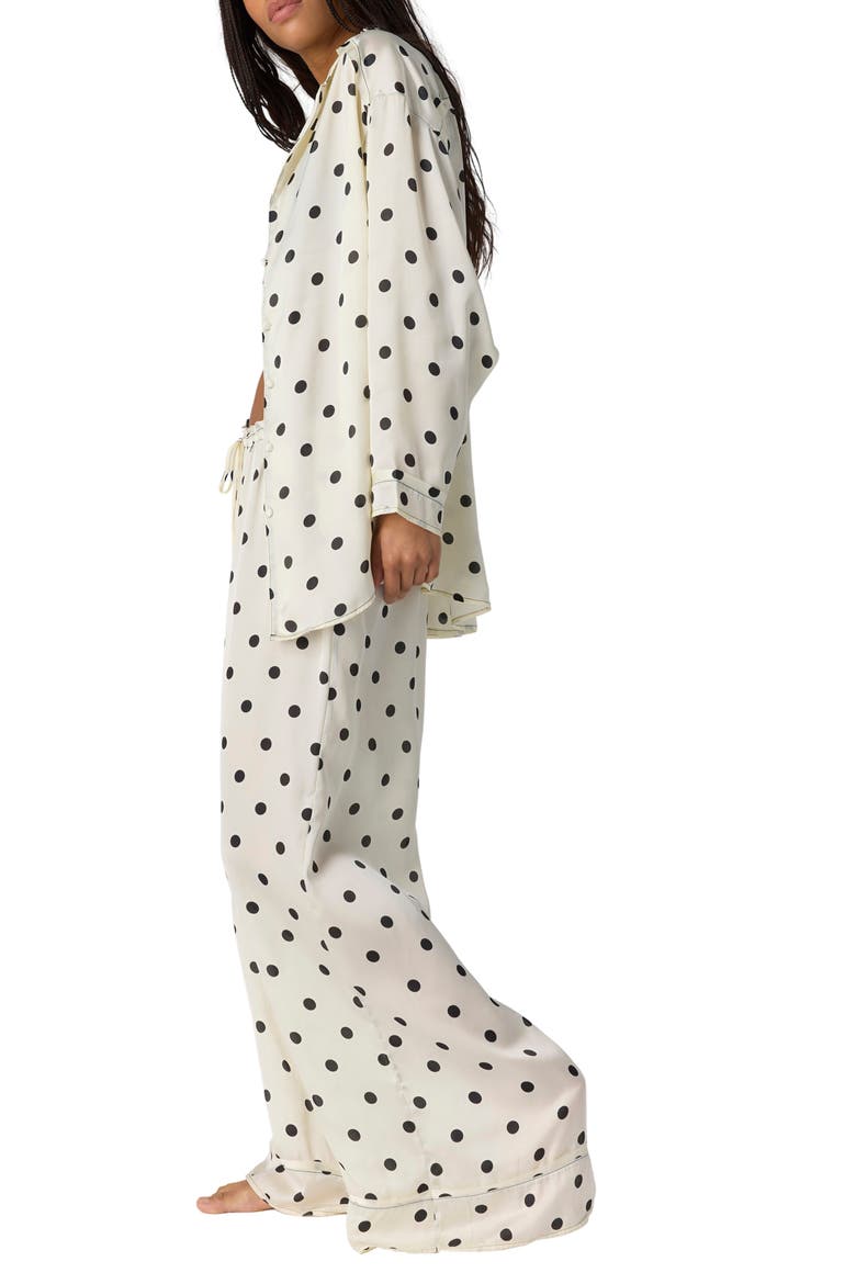 Dreamy Days Print Pajamas, Alternate, color, DOTS - TOFU COMBO