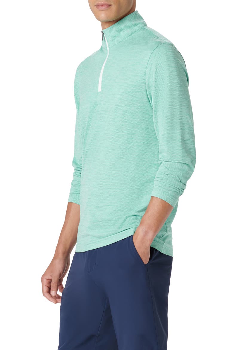 Quarter Zip Performance Pullover, Alternate, color, MENTHOL