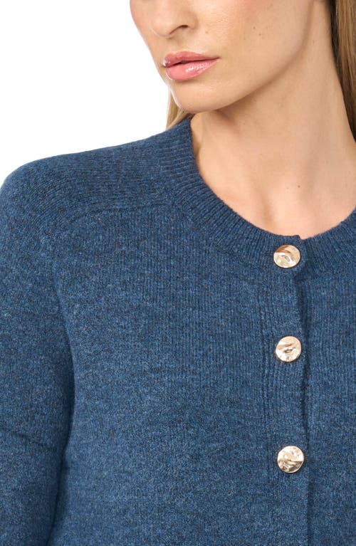 Ted Baker Saddle Shoulder Cardigan In Blue