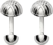 Burberry Engraved Check Cufflinks