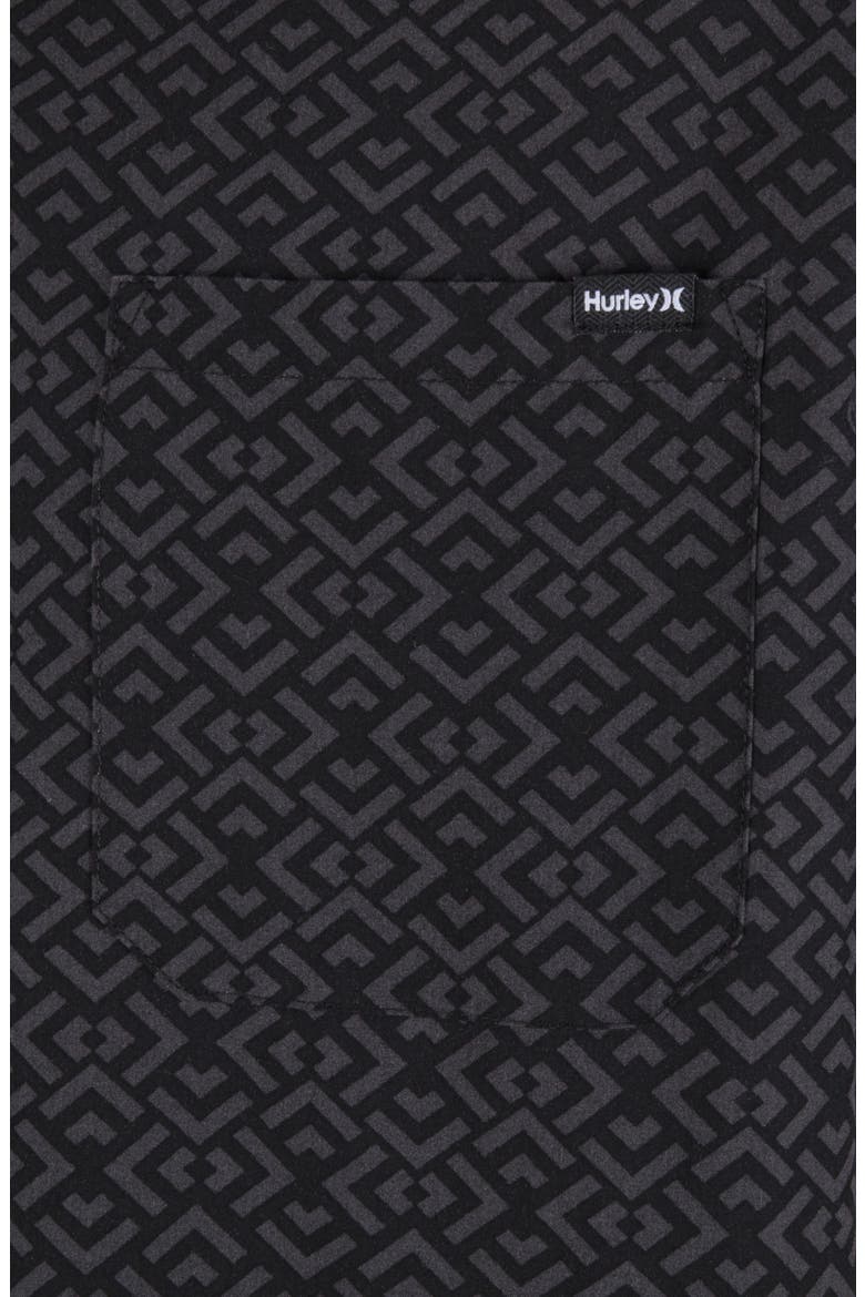 Incon Aero Short Sleeve Button-Up Shirt, Alternate, color, BLACK