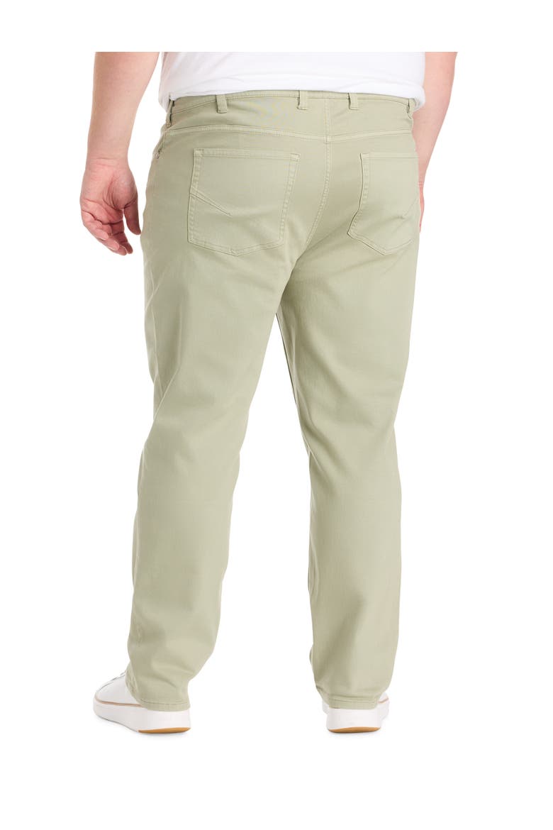 Big & Tall Iconic 5-Pocket Everyday Stretch Pants, Alternate, color, SEAGRASS OLIVE