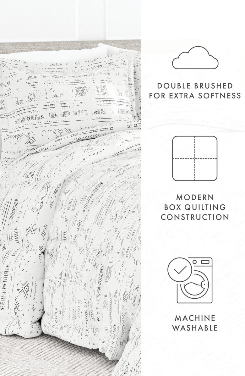 HOMESPUN Light Gray Premium Microfiber Comforter, Alternate, color, Light Gray