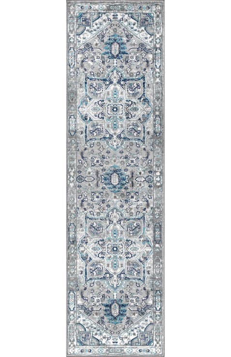 Modern Persian Vintage Medallion Area Rug