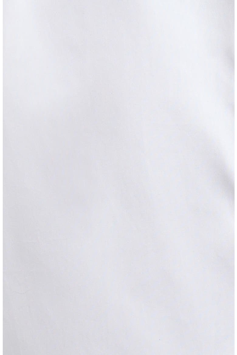 Kids' Solid Short Sleeve Cotton Button-Up Shirt, Alternate, color, WHITE