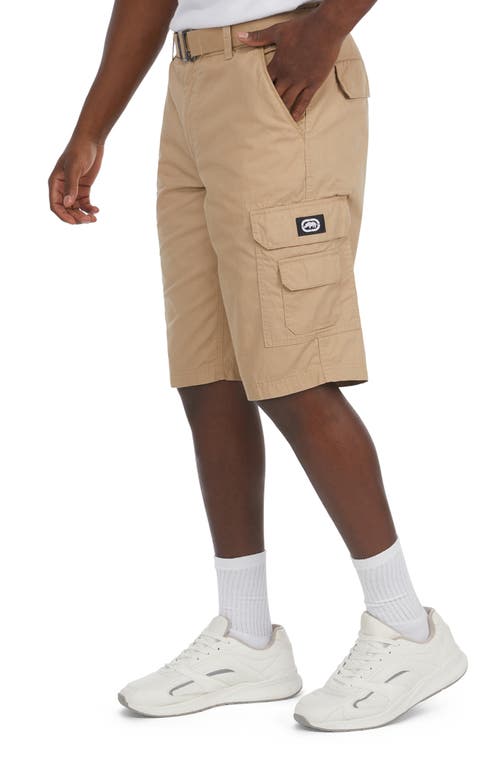 Ecko Unltd . The Lead Belted Cargo Short In Brown