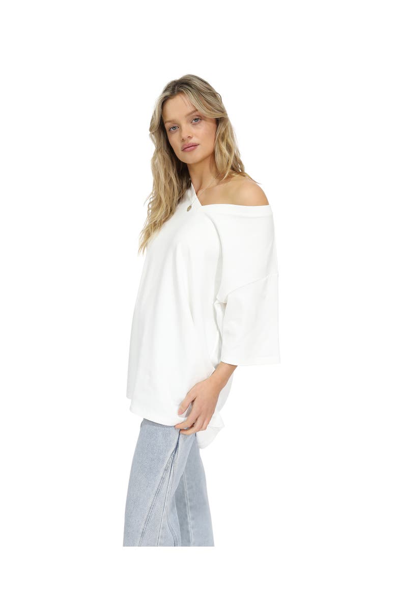 Back To Bloom Oversized T-Shirt, Alternate, color, White