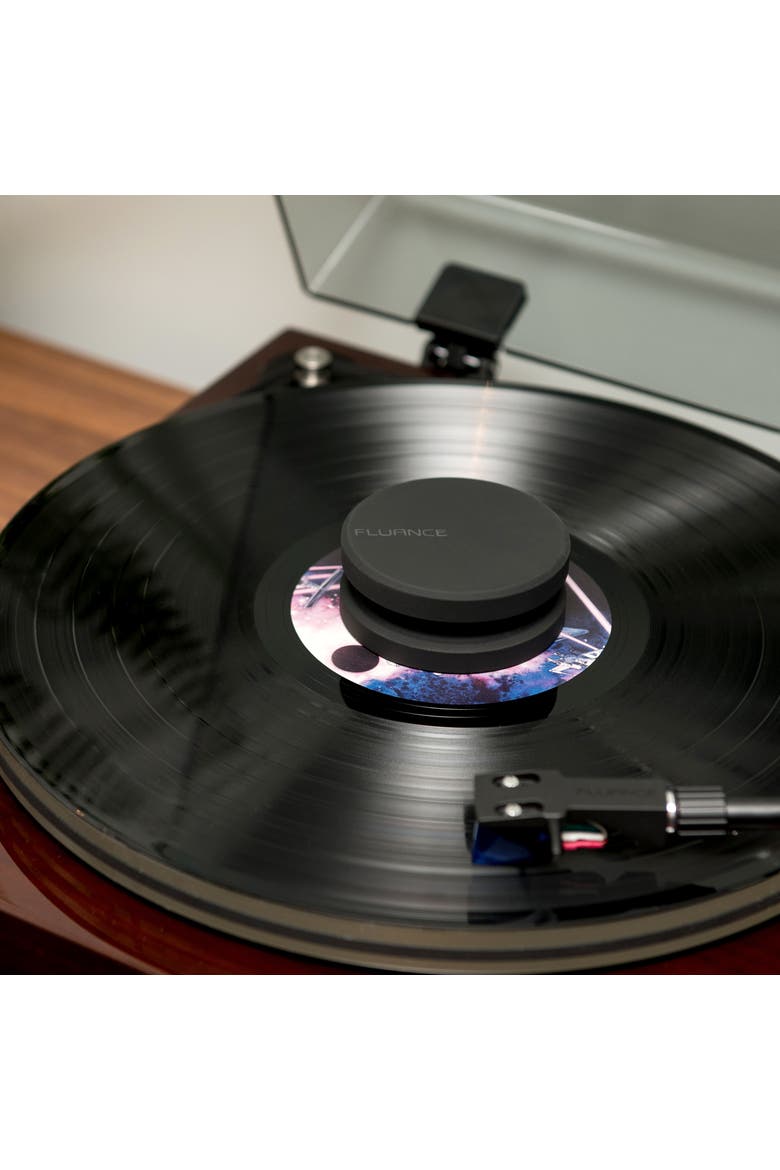 HiFi Vinyl Record Weight 760 Gram gram Steel for Vibration Damping, Alternate, color, Black