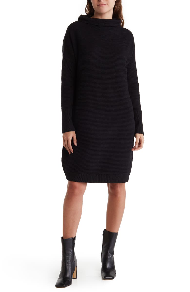 RDI Funnel Neck Above Knee Sweater Dress, Main, color, 
