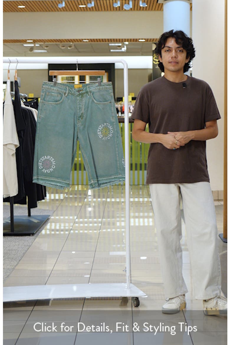 Sol Raw Hem Denim Shorts video