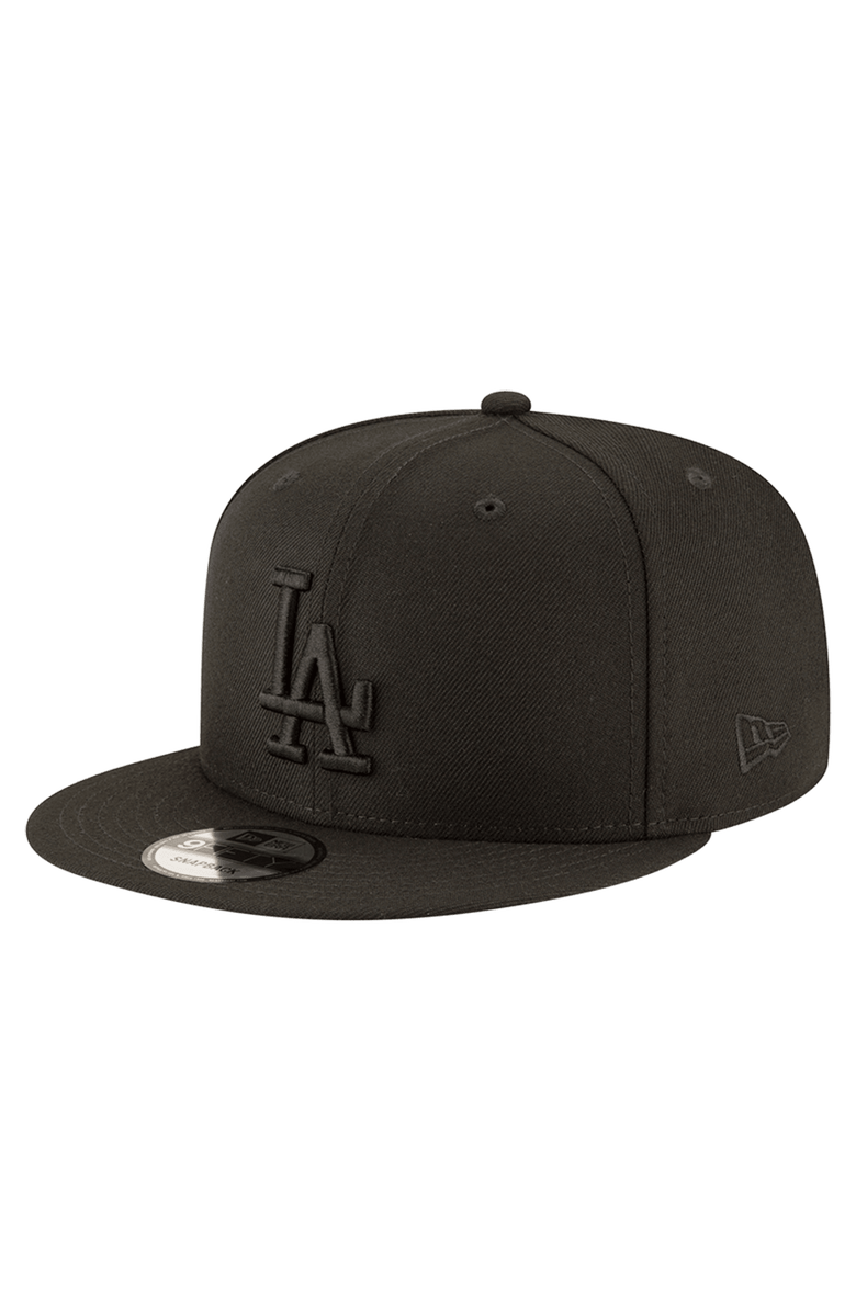 New Era Men's New Era Black Los Angeles Dodgers 2024/25 Back-to-Back Champions Circle Side Patch 9FIFTY Snapback Hat, Alternate, color, Black