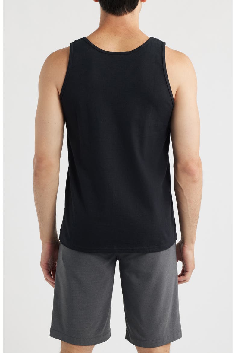 Go-To II Stock Cotton Tank, Alternate, color, BLACK
