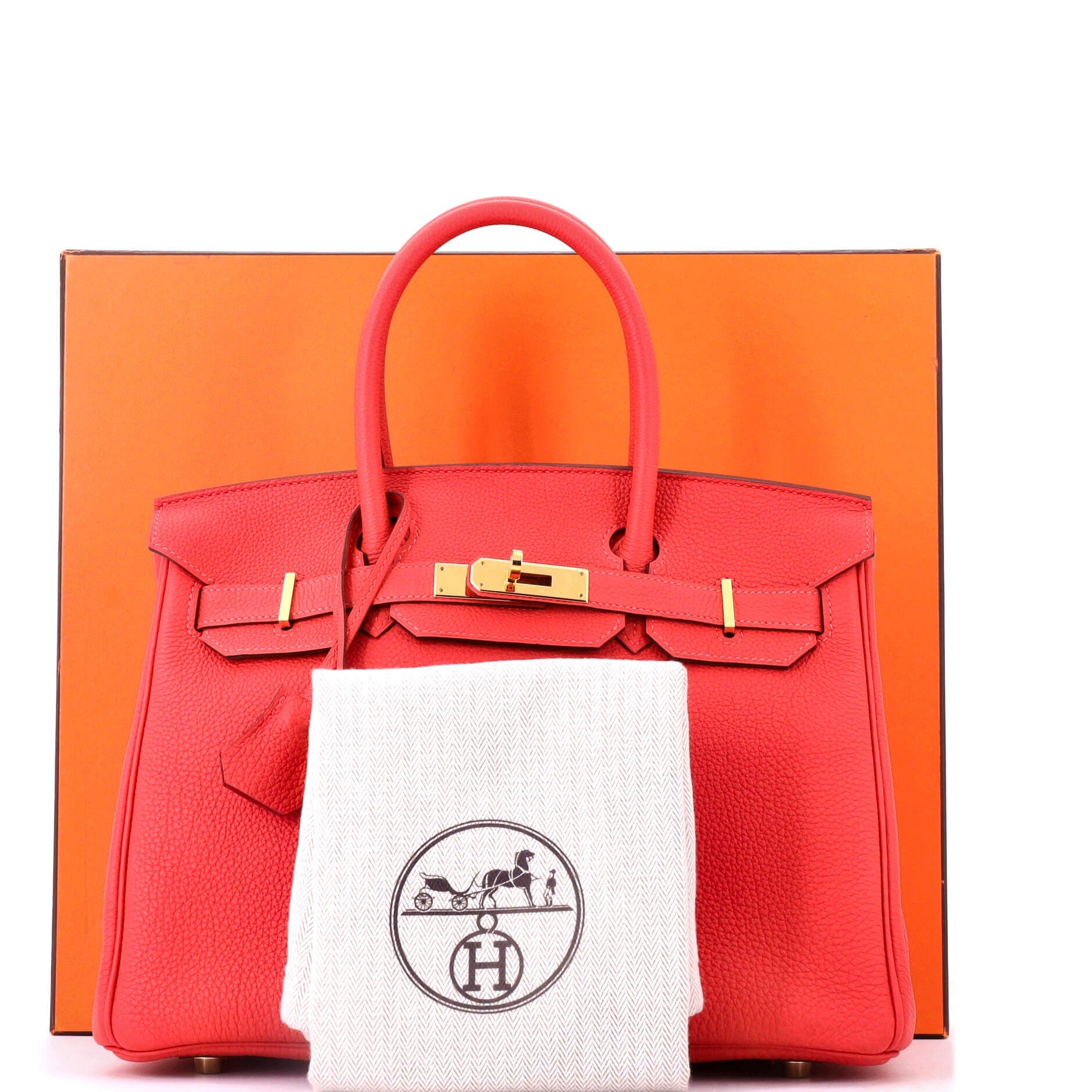 Birkin Handbag Red Togo with Gold Hardware 30, Alternate, color, Red
