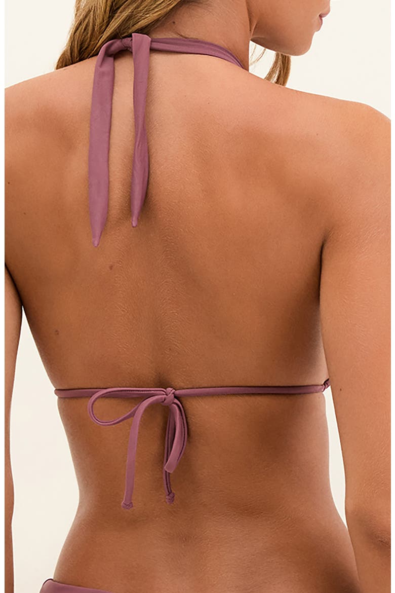Bia Tube Solid Halter Bikini Top, Alternate, color, PURPLE