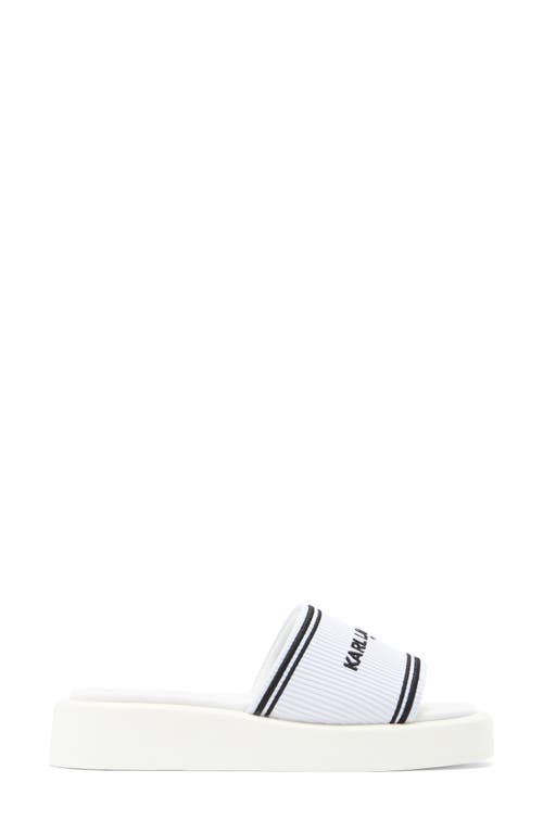 Karl Lagerfeld Ohare Platform Slide Sandal