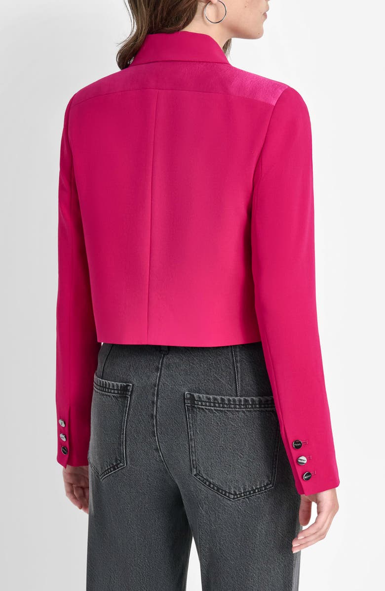 DKNY Crop Blazer, Alternate, color, 