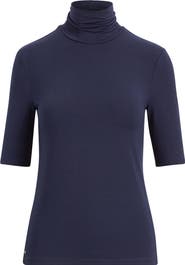 Lauren Ralph Lauren Jersey Turtleneck Top