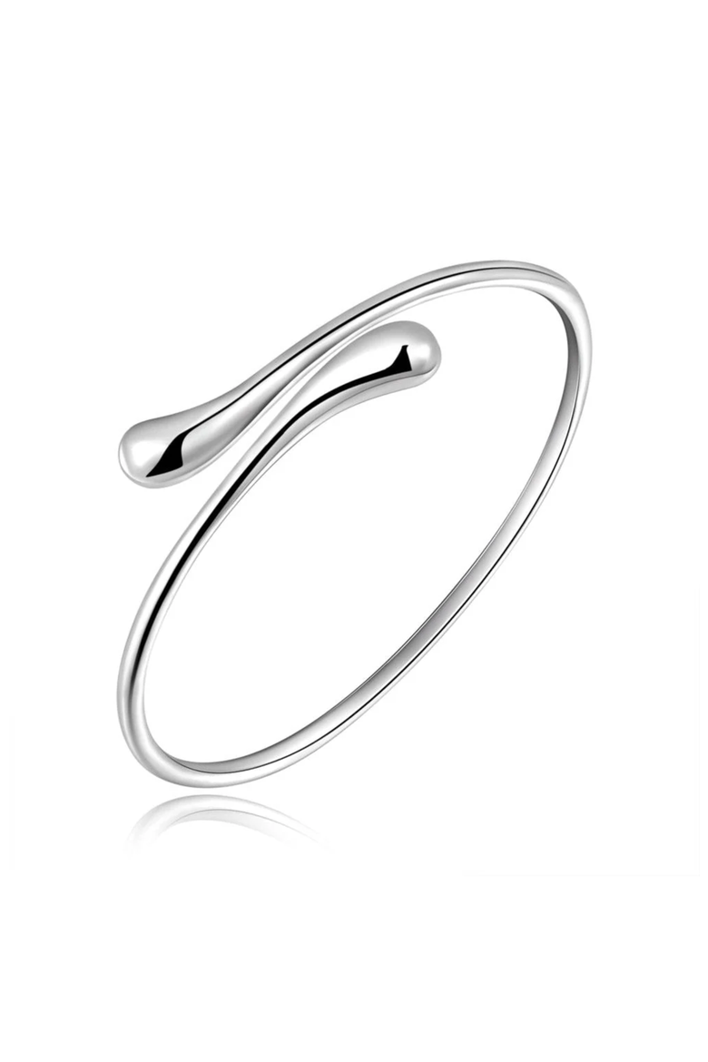 Teardrop Bracelets, Alternate, color, Silver