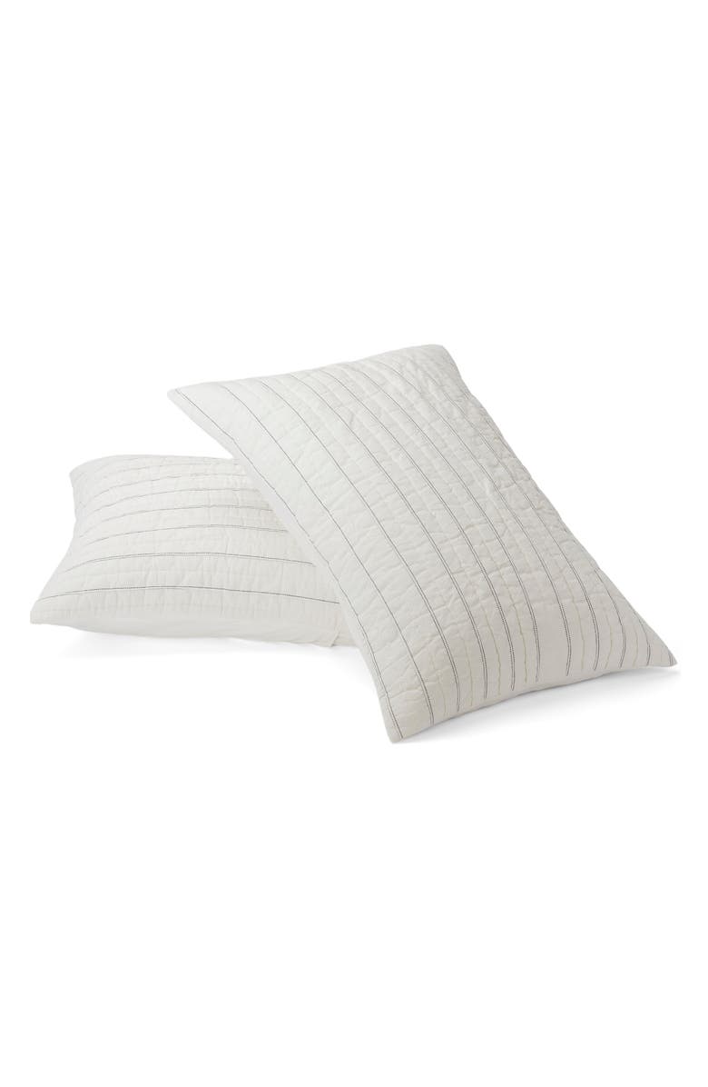 Casper Set of 2 Pinstripe Pillow Shams, Main, color, 