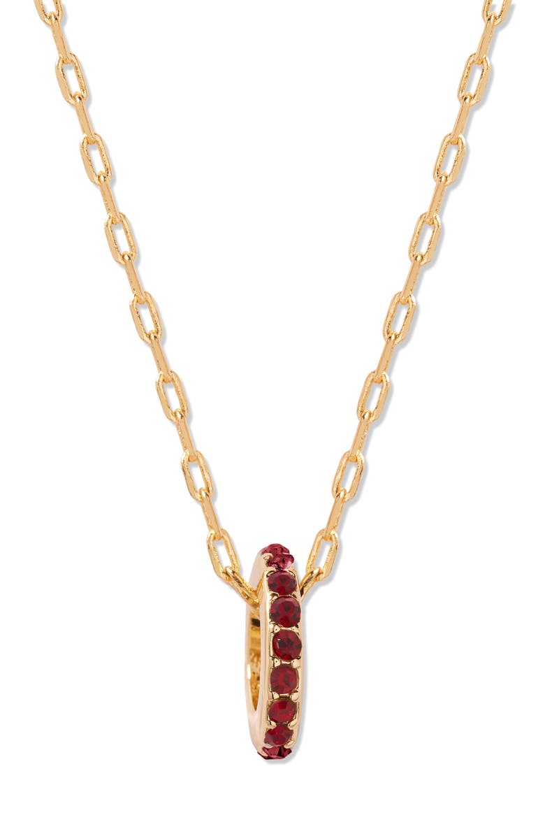 Brook and York Gabby Birthstone Necklace, Main, color, Gold/ Jan