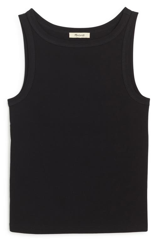 MADEWELL MADEWELL HIGH NECK COTTON TANK