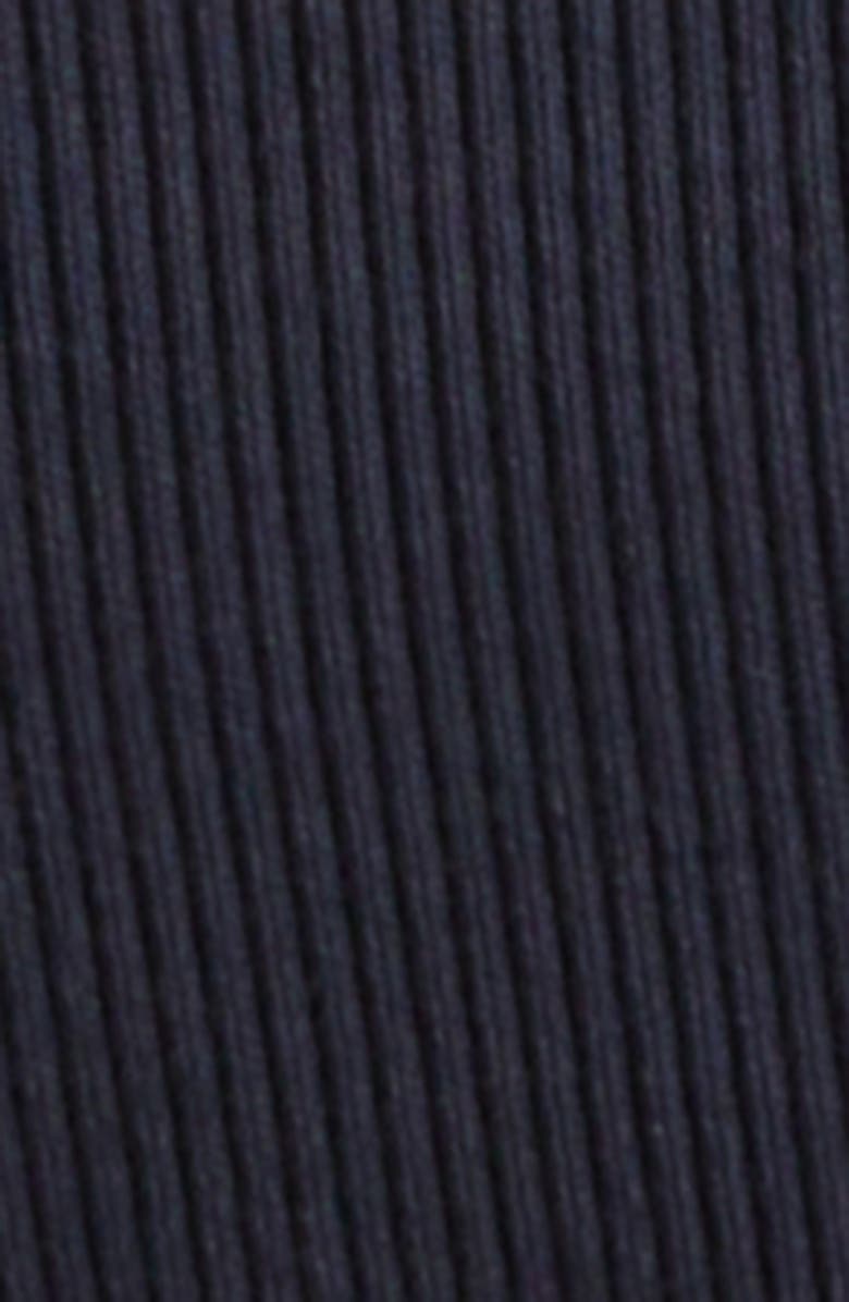 Veronica Beard Elianne Ruffle Top, Alternate, color, Navy White