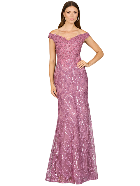 Off Shoulder, Mermaid Lace Gown