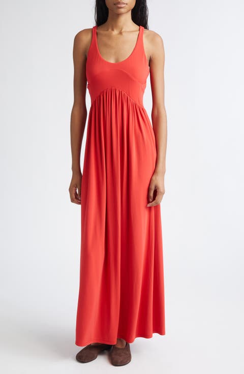 Panino Cutout Back Jersey Maxi Dress