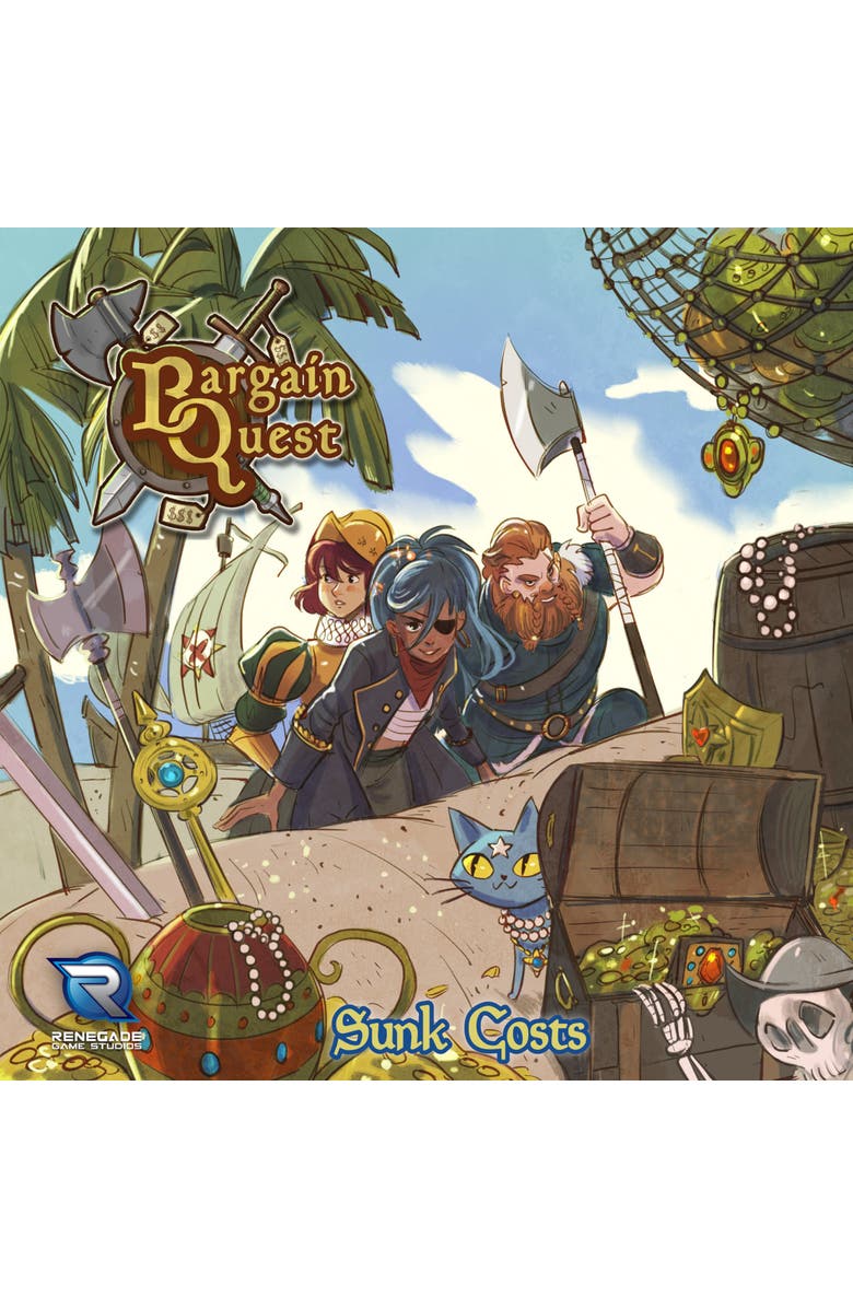 Renegade Game Studios Bargain Quest Sunk Costs Expansion, Alternate, color, Multicolored