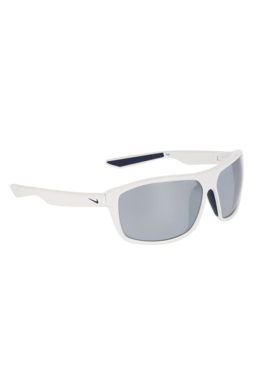 Nike Premier Stride 63mm Rectangular Sunglasses In Neutral