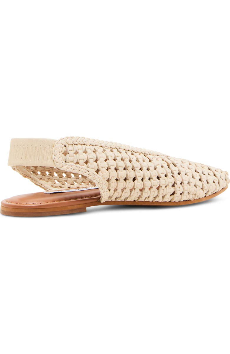 Steve Madden Rumi Slingback Flat, Alternate, color, Bone Leather