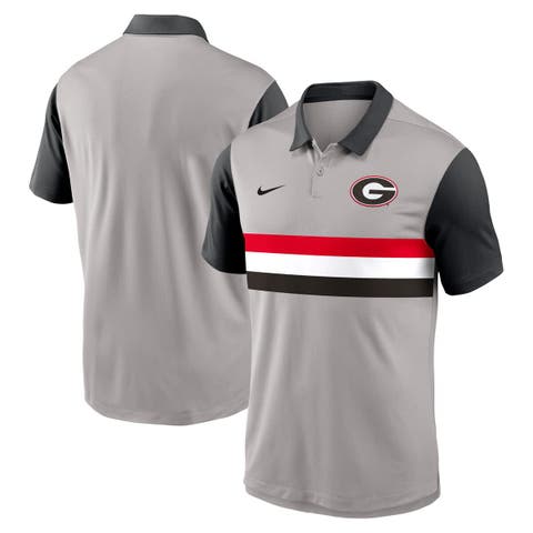 Men's Nike Gray/Black Georgia Bulldogs Vapor Performance Polo