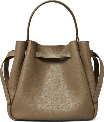 Romy Pebble Leather Bucket Bag