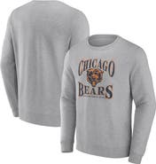 FANATICS Men's Fanatics Branded Heathered Charcoal Chicago Bears Playability Pullover Sweatshirt