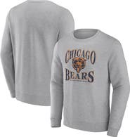 FANATICS Men's Fanatics Branded Heathered Charcoal Chicago Bears Playability Pullover Sweatshirt